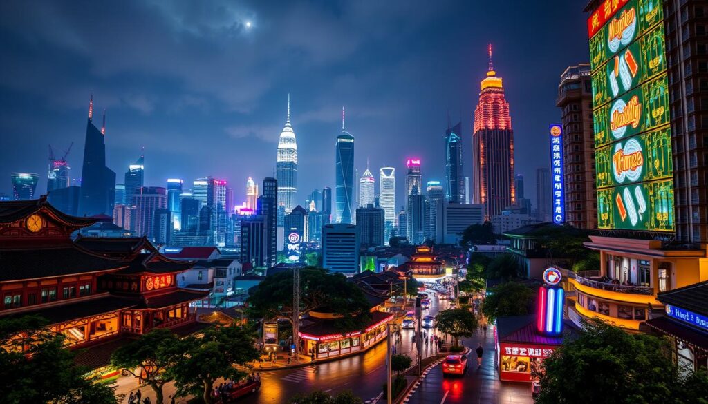 Asian urban centers Asian urban centers